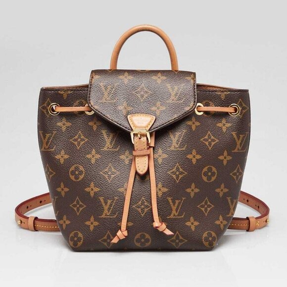 Louis Vuitton Monogram Canvas Montsouris PM NM Backpack Bag - Picture 1 of 10
